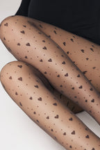 Conte Feeling Fantasy Tights | Hearts and Dots
