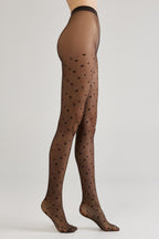 Conte Feeling Fantasy Tights | Hearts and Dots