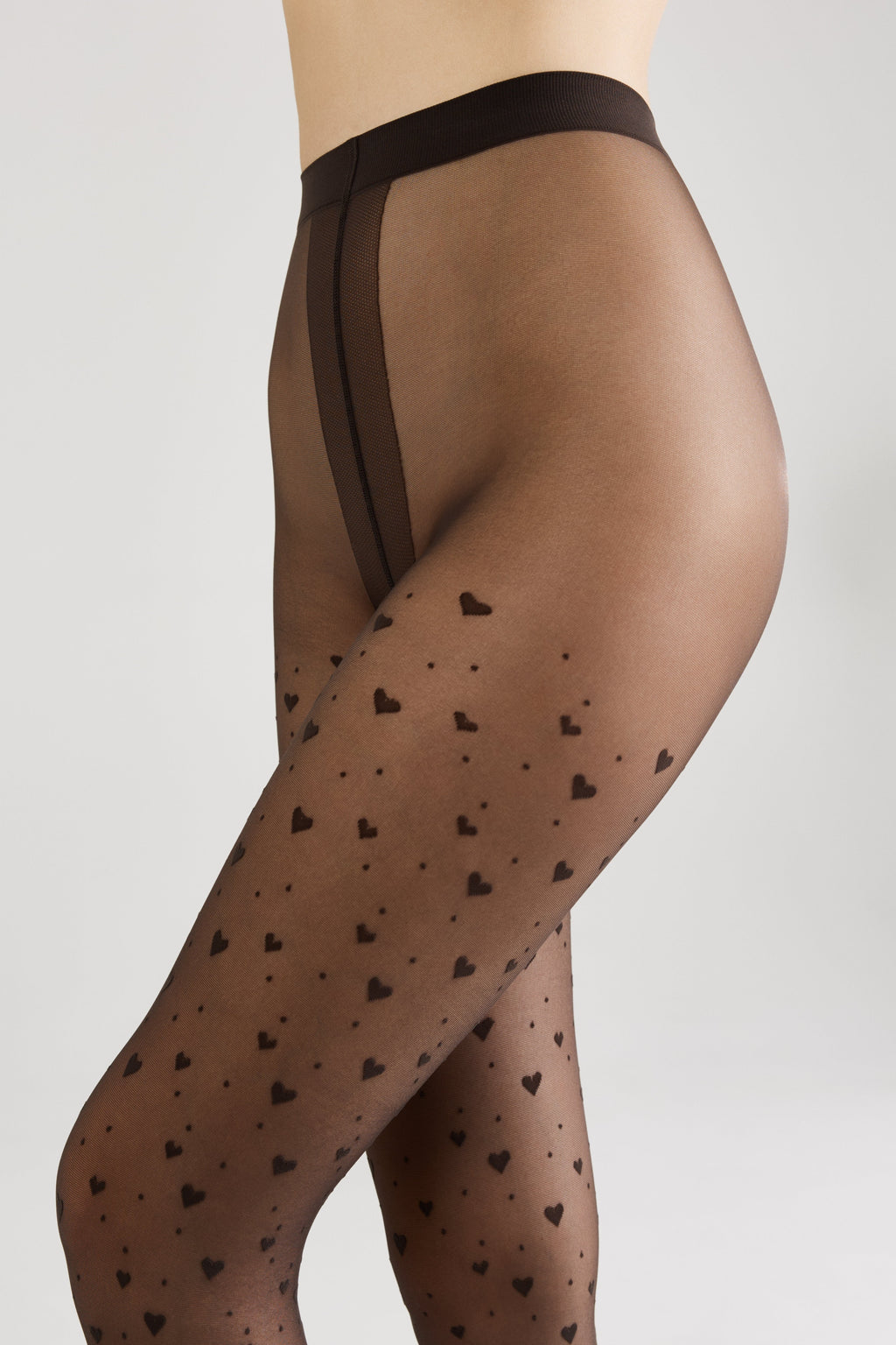 Conte Feeling Fantasy Tights | Hearts and Dots