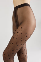 Conte Feeling Fantasy Tights | Hearts and Dots