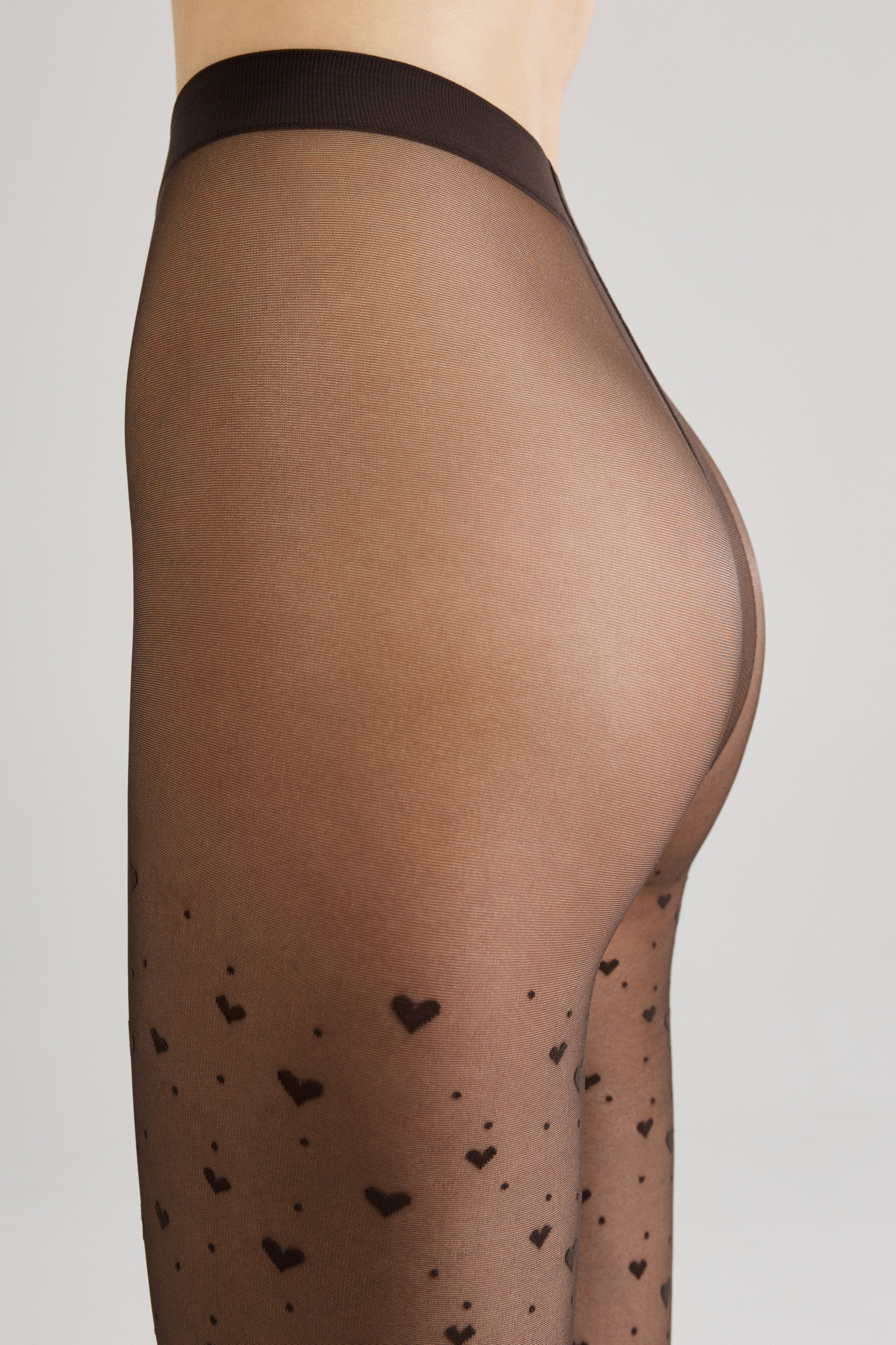 Conte Feeling Fantasy Tights | Hearts and Dots