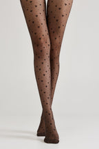 Conte Feeling Fantasy Tights | Hearts and Dots