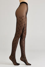 Conte Feeling Fantasy Tights | Hearts and Dots