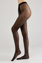 Conte Feeling Fantasy Tights | Hearts and Dots