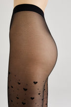 Conte Feeling Fantasy Tights | Hearts and Dots