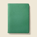 Leather Passport Wallet with RFID | Green