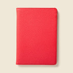 Leather Passport Wallet with RFID | Red