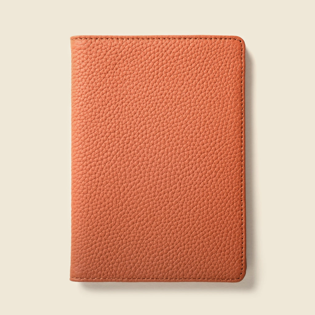 Leather Passport Wallet with RFID | Tan