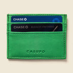 Slim Card Holder Wallet with RFID Protection | Green