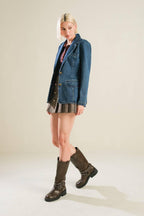 Hot To Go Denim Blazer