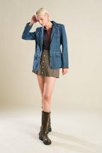 Hot To Go Denim Blazer