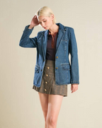 Hot To Go Denim Blazer