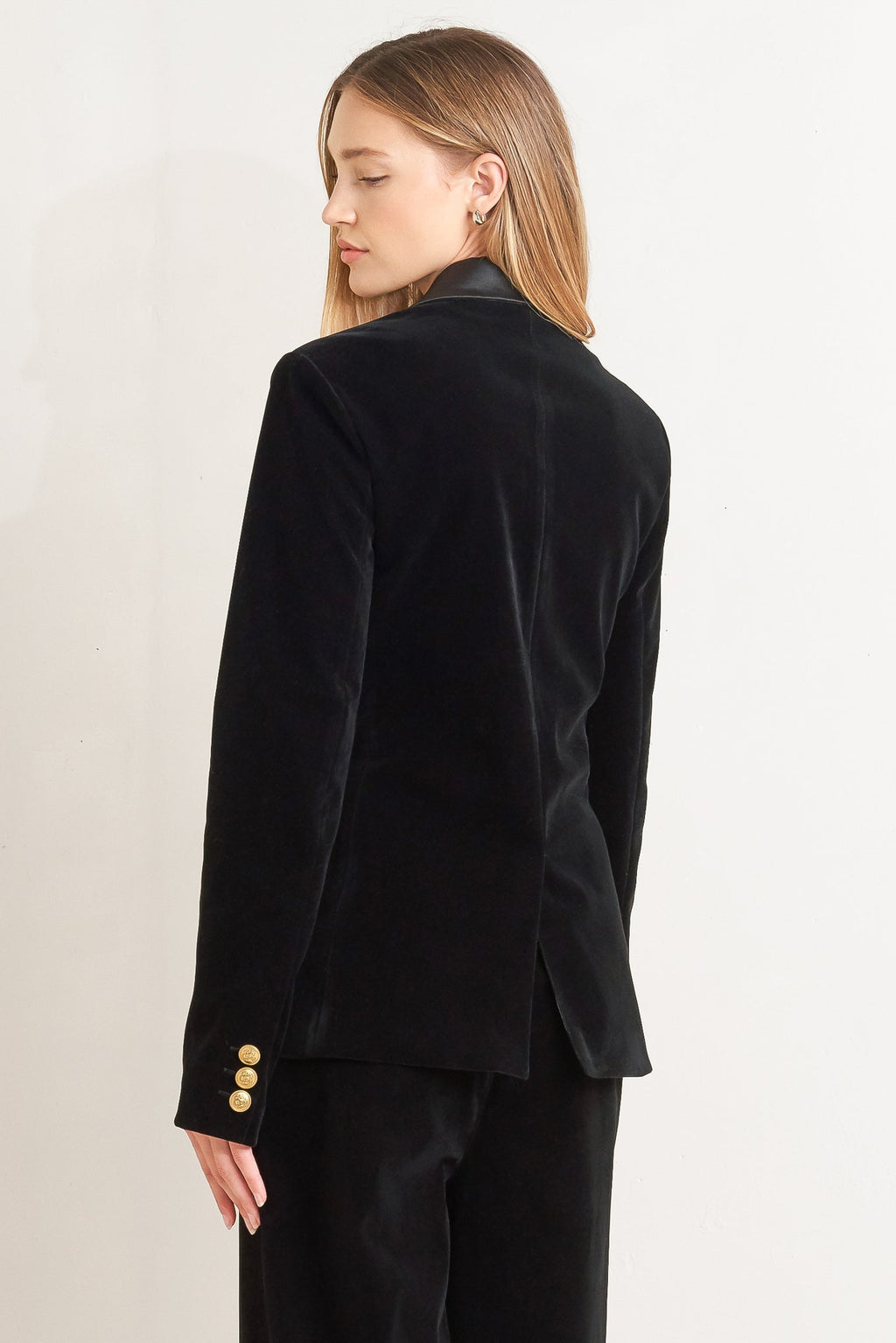 Midnight Tux Woven Velvet Blazer