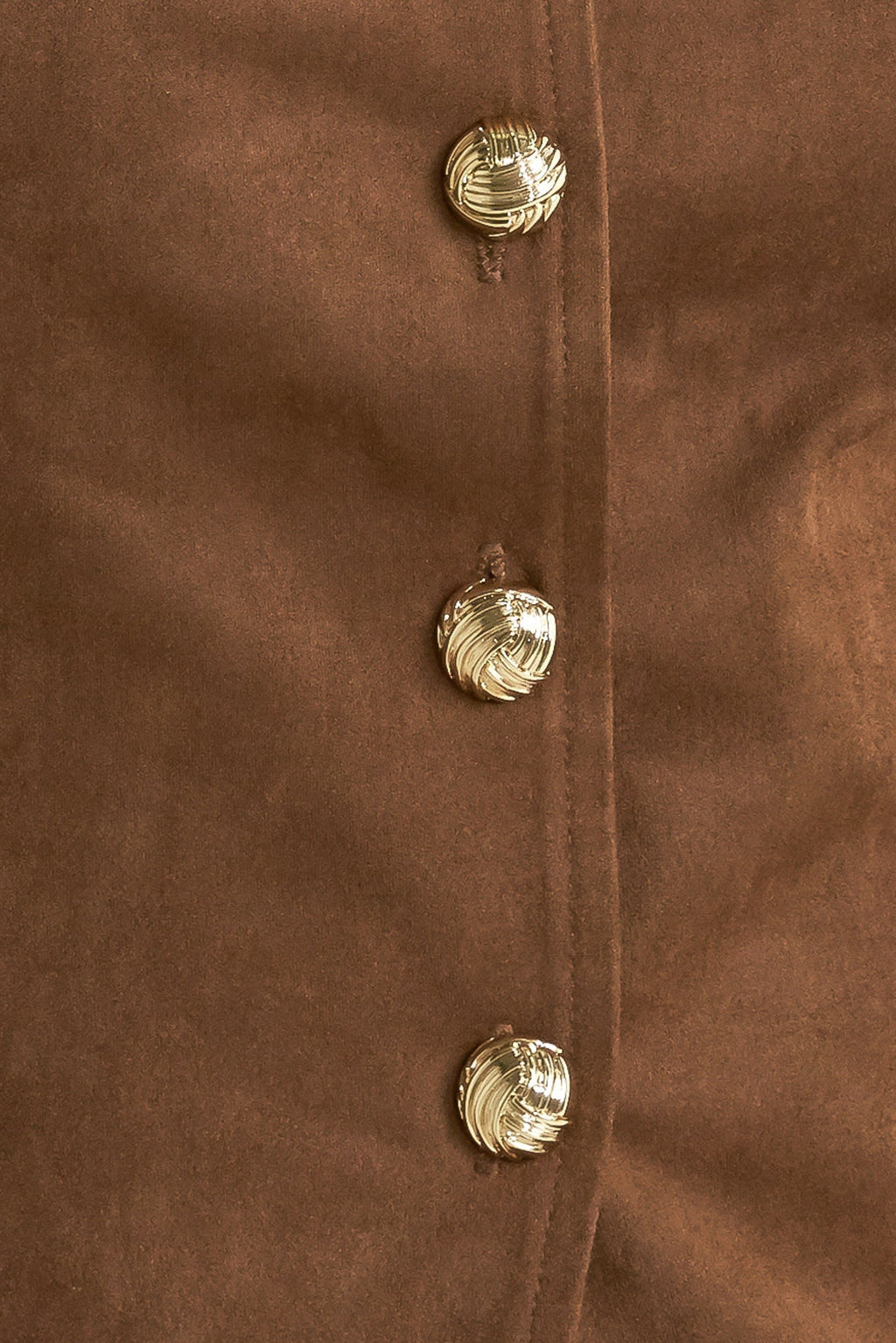 Brown Sugar Faux Suede Vest
