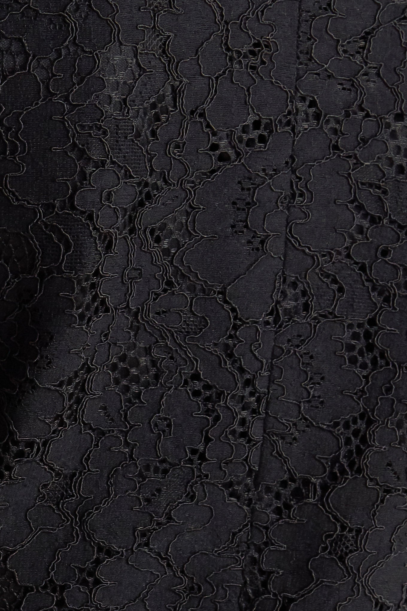 Shadow Glam Woven Lace Blazer | Black
