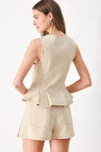 Soft Power Woven Vest