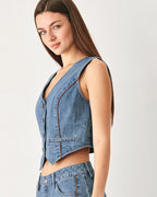 Western Muse Denim Vest