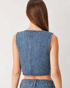 Western Muse Denim Vest