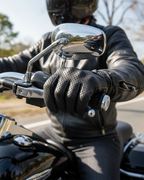 Legendary Deerskin Short Wrist Ventilated Touchscreen Gloves