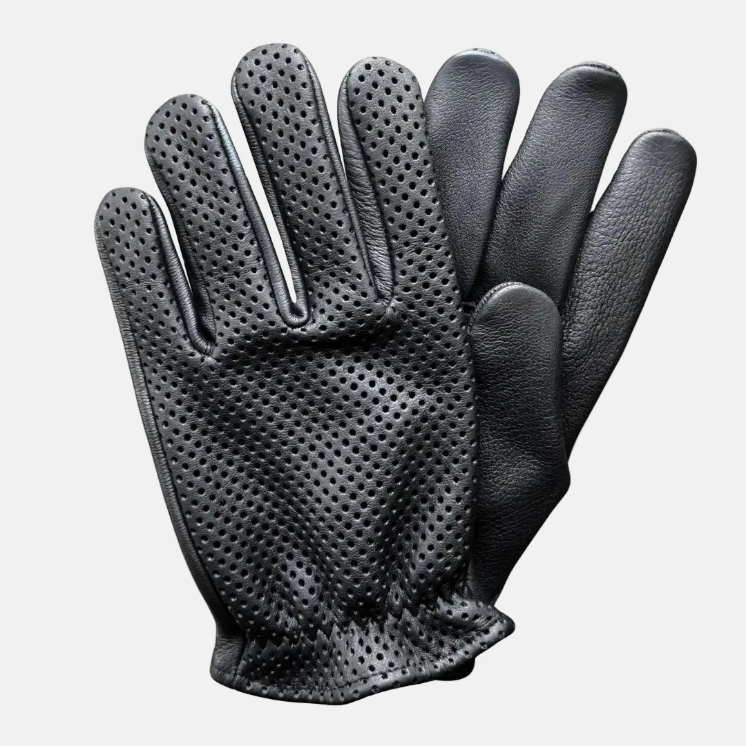 Legendary Deerskin Short Wrist Ventilated Touchscreen Gloves