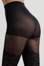 Fantasy Tights Conte Flirt | Floral Stockings Imitation