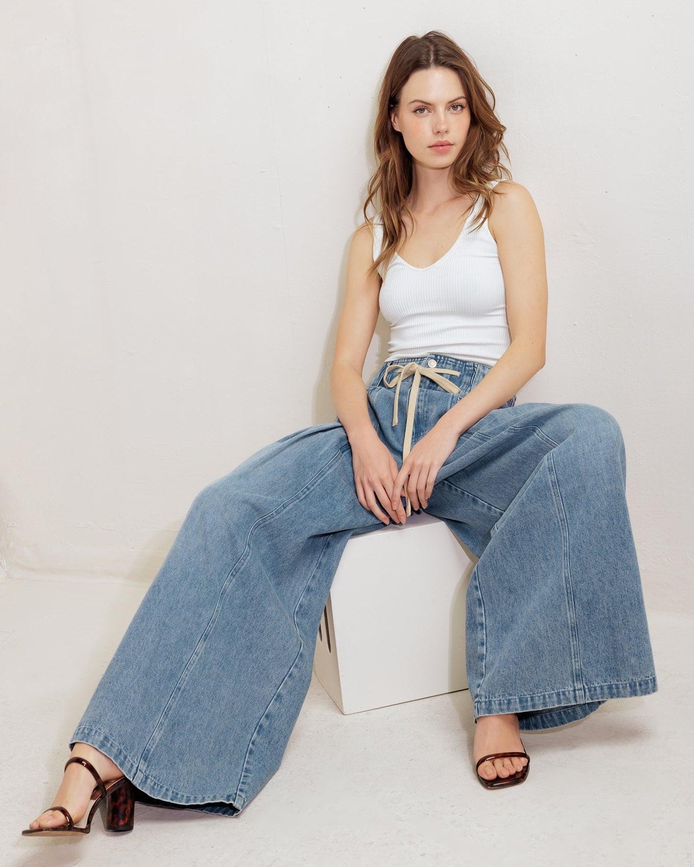 Calm & Collected Blue Denim Pants