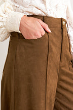 Brown Sugar Faux Suede Pants