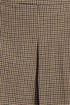 Check Attitude Woven Woolen Skort