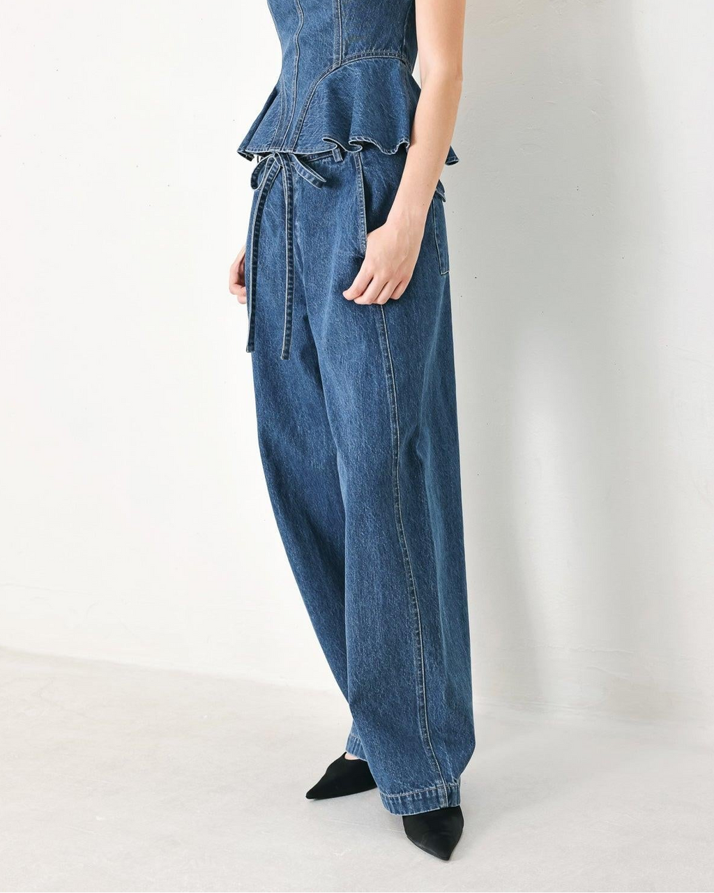 Blue Honey Oversize Denim Pants