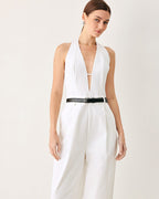 Pretty Moment Halter Woven Jumpsuit