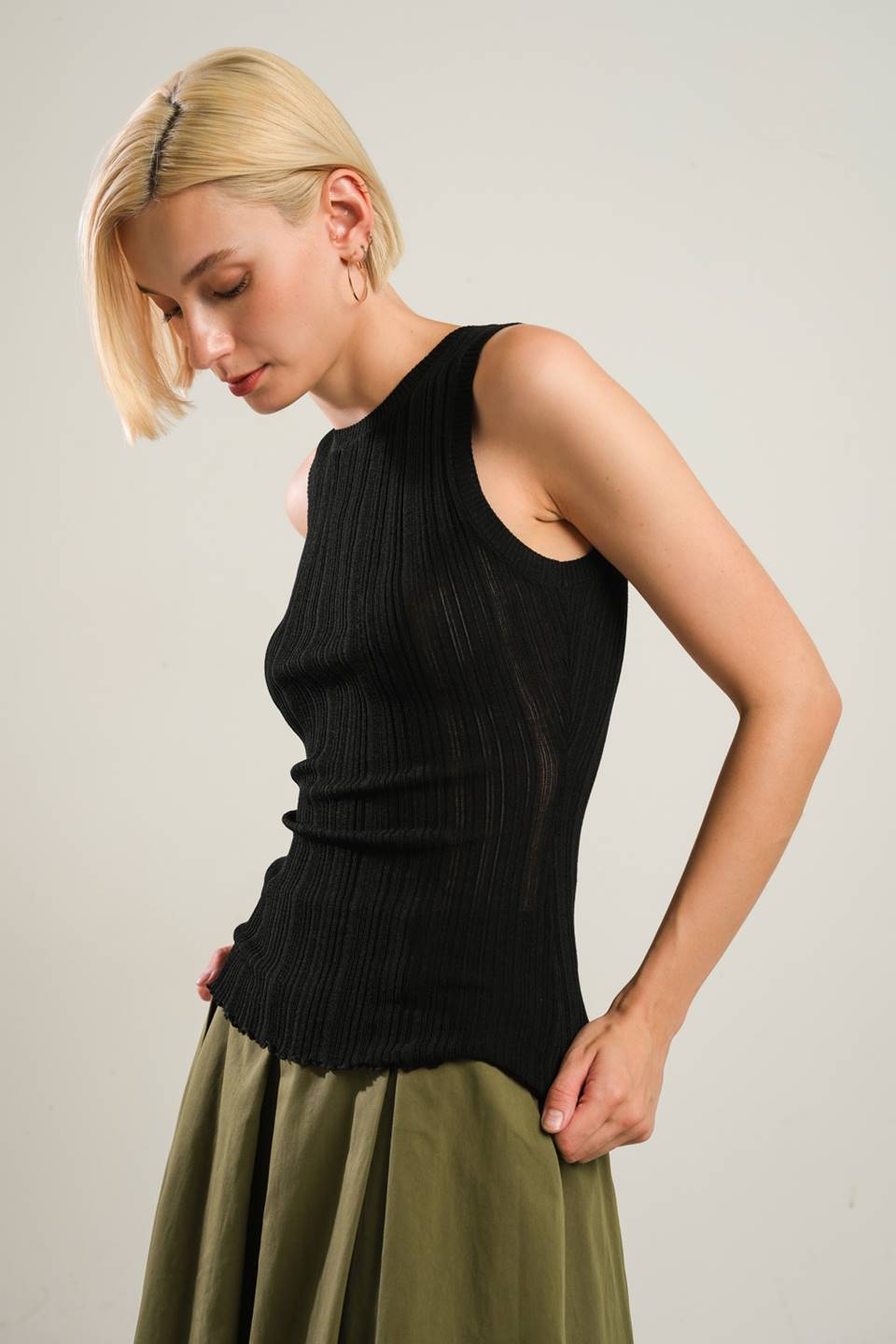 Be Right Back Sweater Top Black