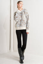 Prominent Charm Pullover Sweater Top