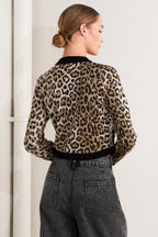 Urban Goddess Leopard Sweater Cardigan