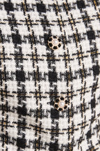 Mona Check Tweed Vest