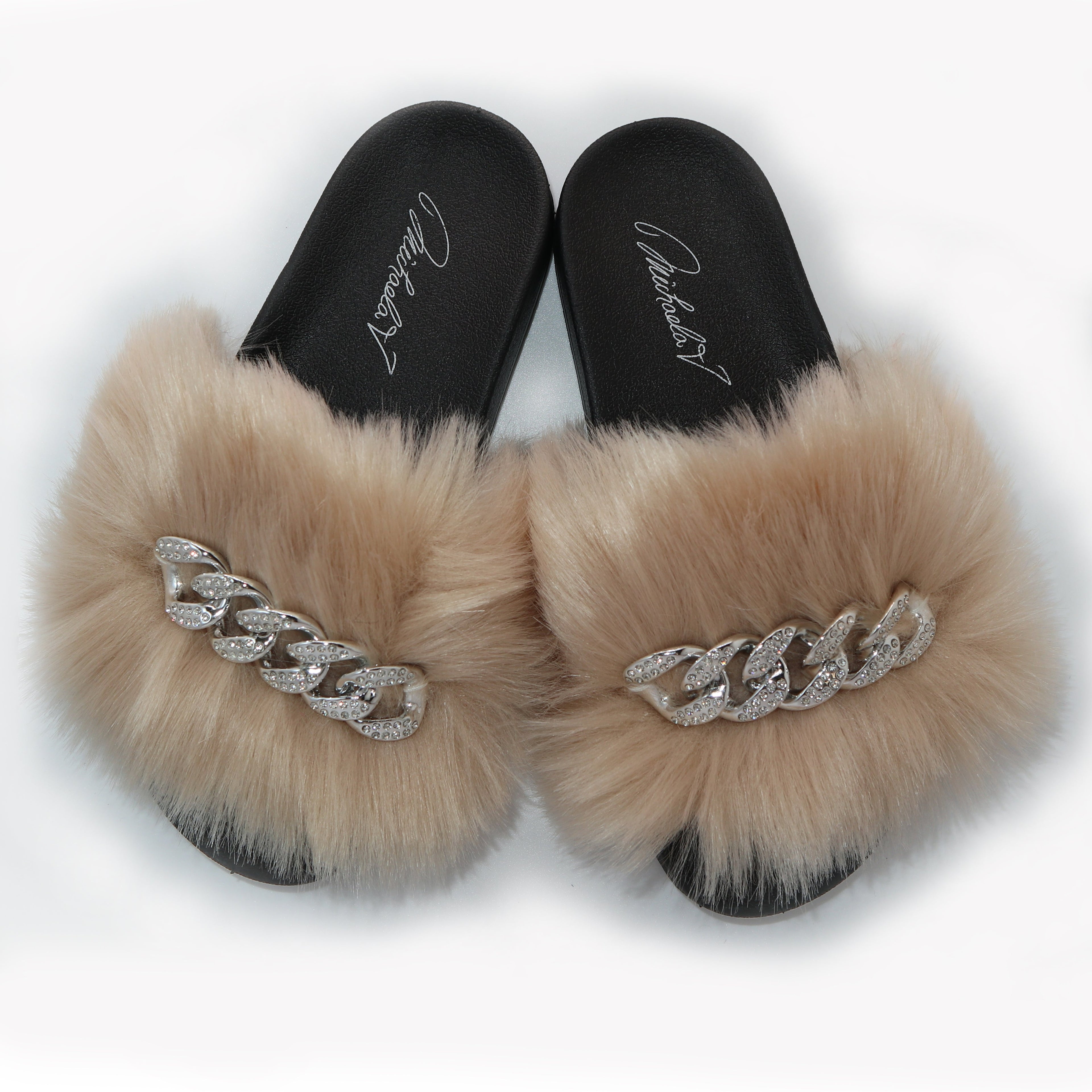 Michaela V Pupa Slippers | Tan