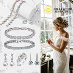 Faux Pearl Necklace and Earring Set
