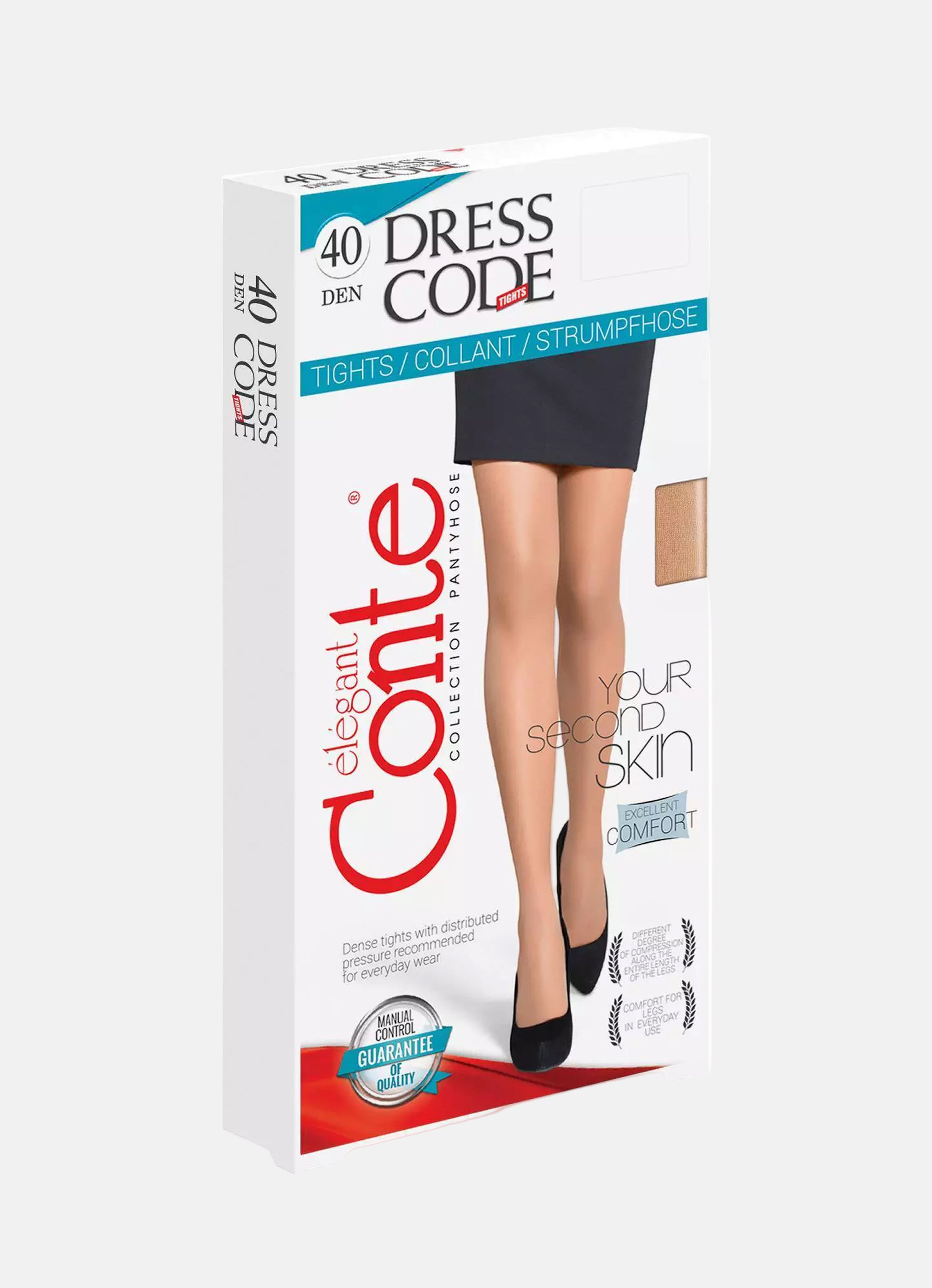 Tights Conte Dress Code 40 Den | Second Skin Effect