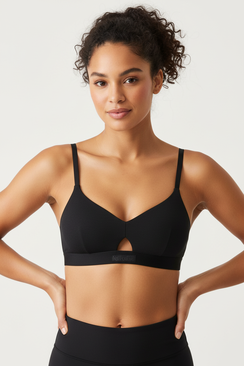 Keyhole Bra | Black