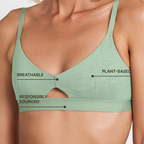 Keyhole Bra | Matcha