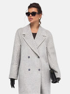 Double-Breasted Wool Alpaca Blend Coat