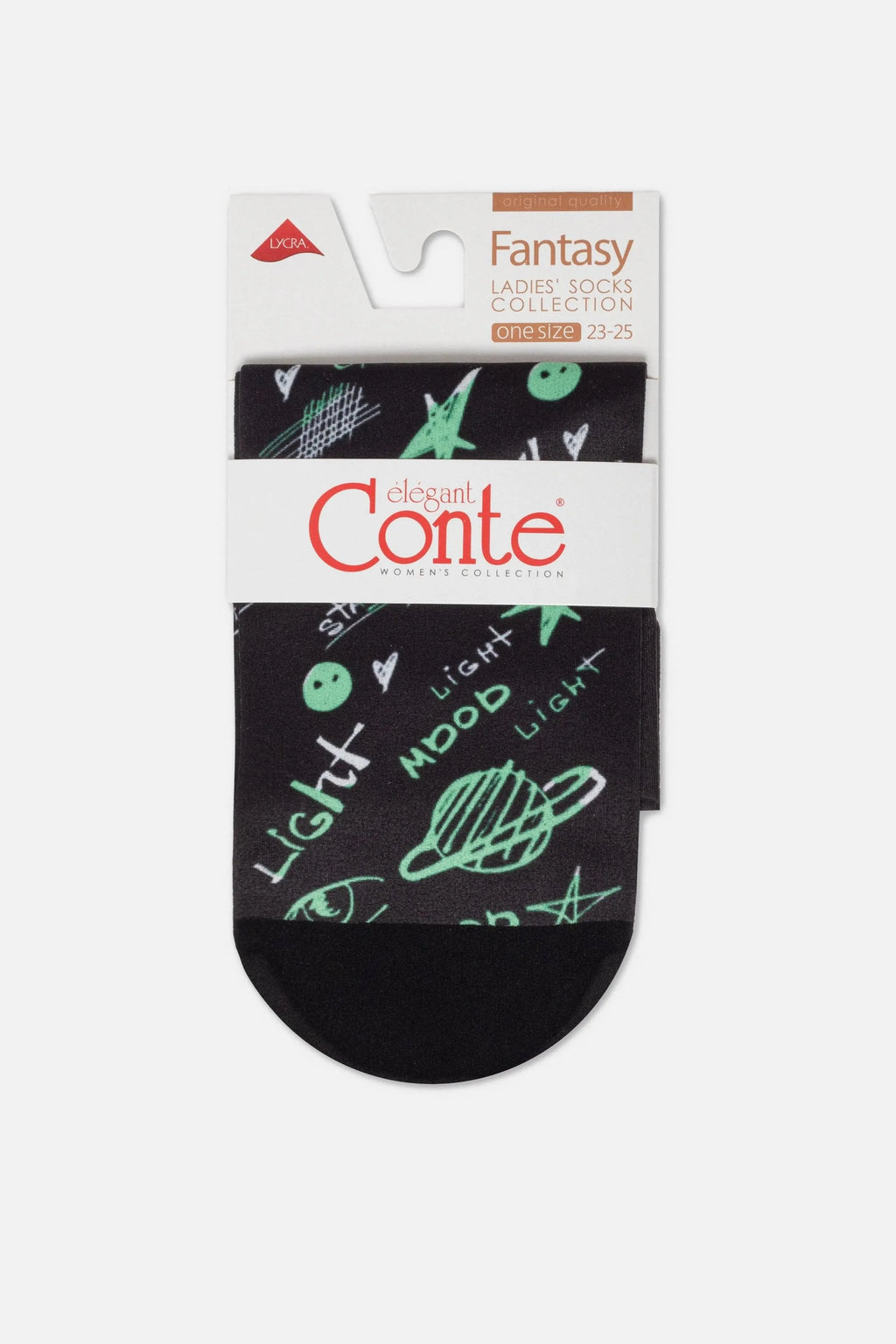 Dense Socks Conte Fantasy 913 'Moon' Pattern