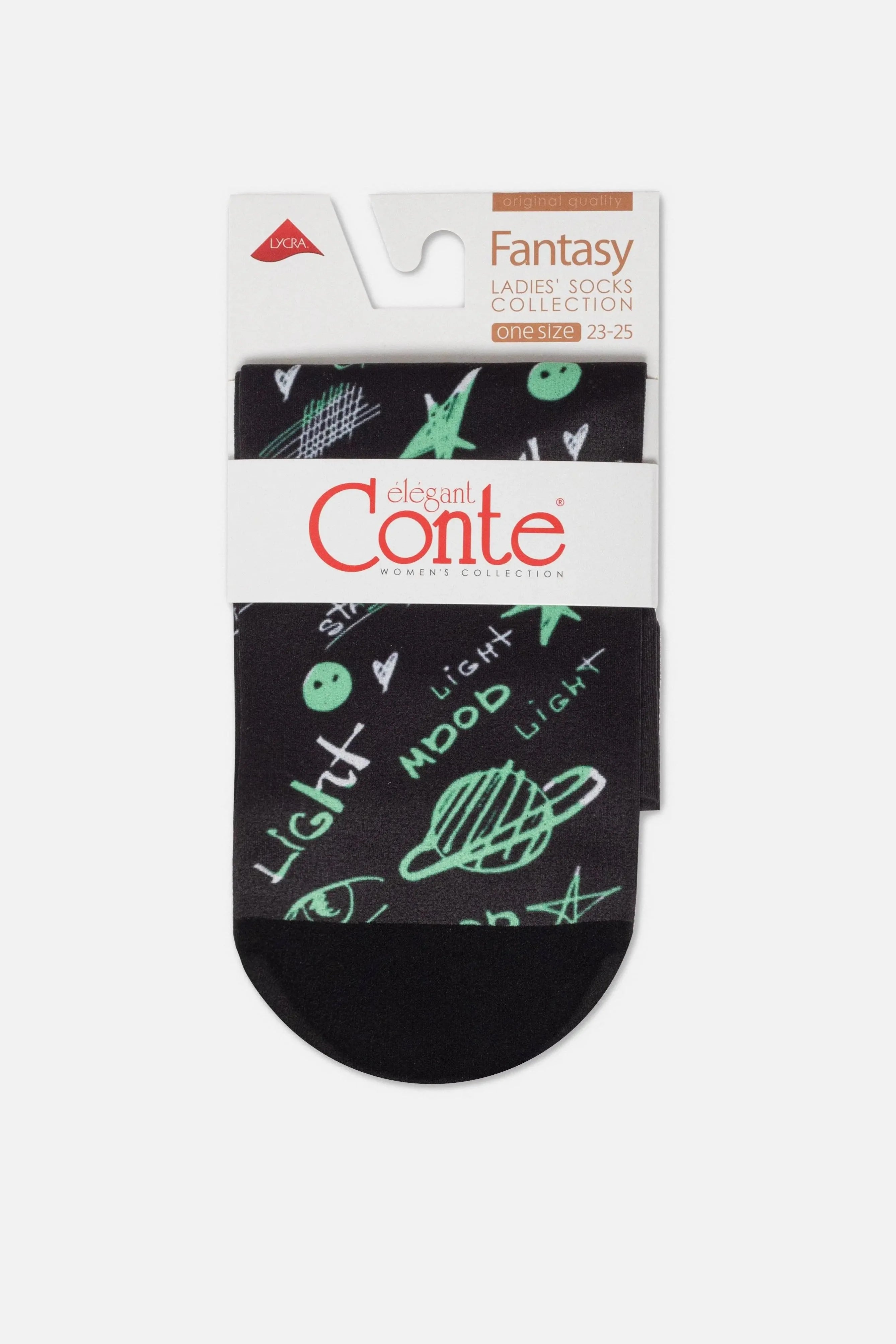 Dense Socks Conte Fantasy 913 'Moon' Pattern