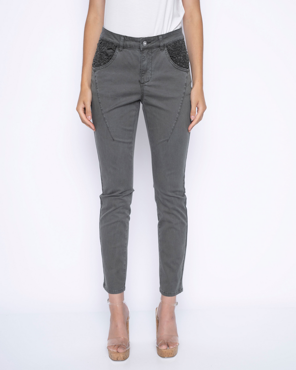 Picadilly Lace Pocket Detail Pants