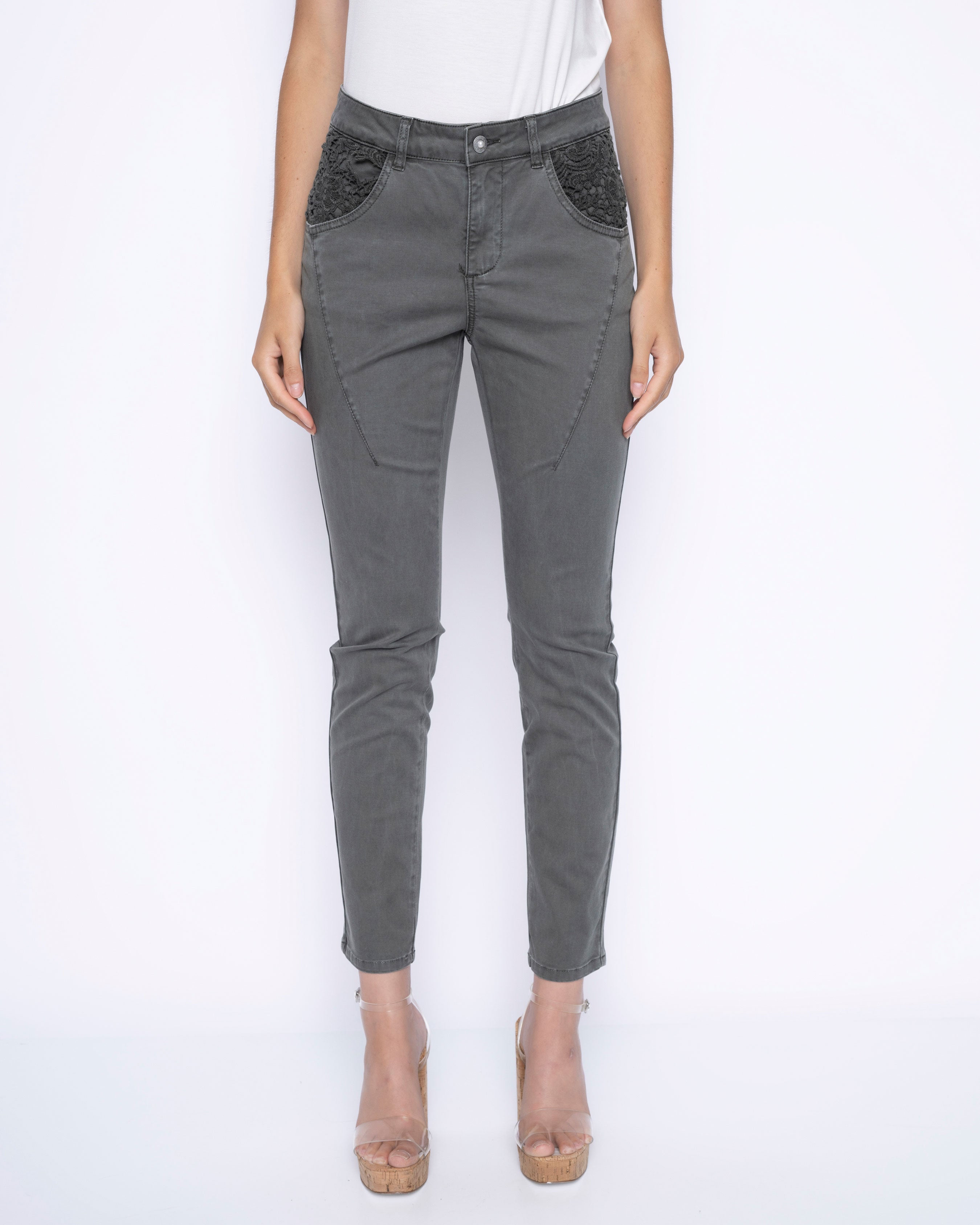 Picadilly Lace Pocket Detail Pants