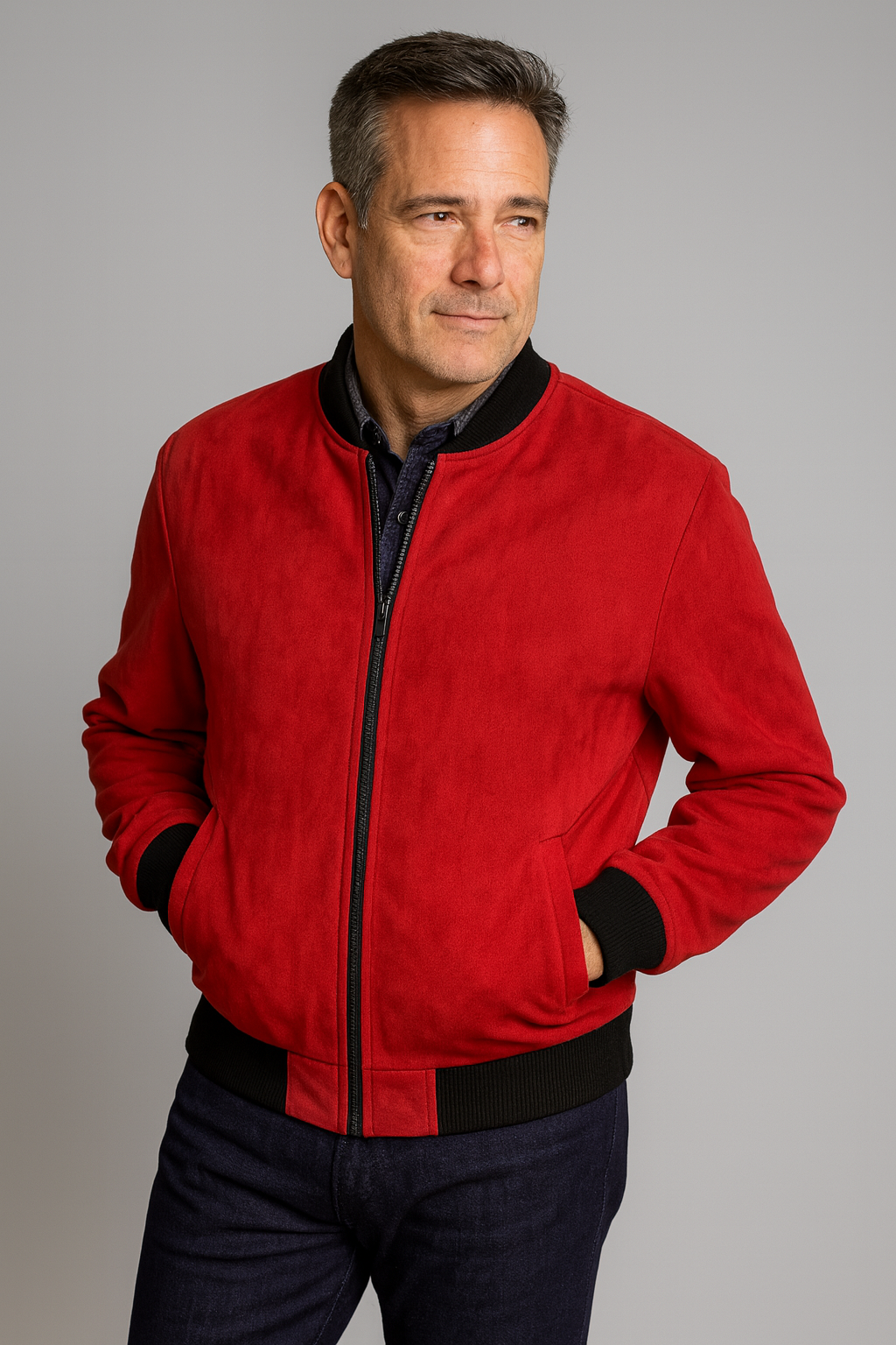 Baseball Jacket | Red