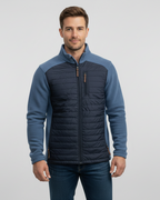 Windstopper Quilted Jacket | Jean Blue & Navy