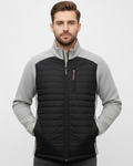 Windstopper Quilted Jacket | Natural Heather & Black