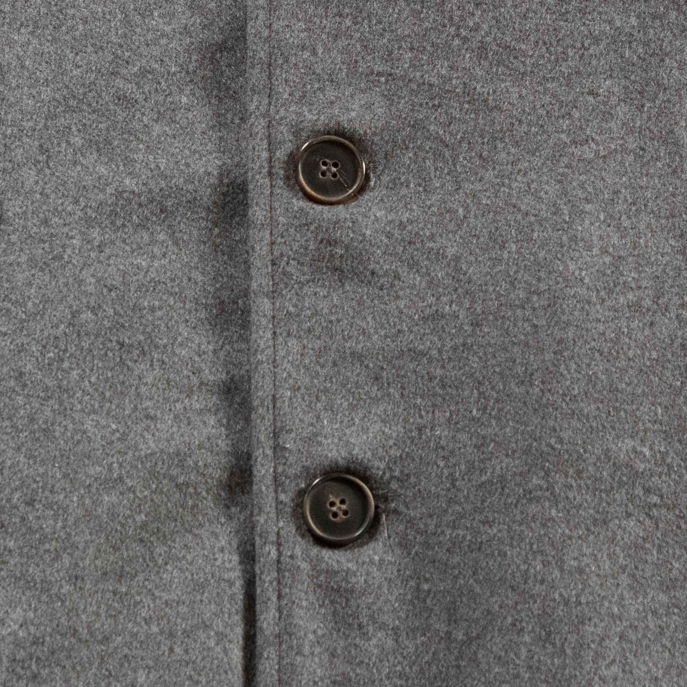 Metropolitan Dual-Layer Wool Car Coat | Grey