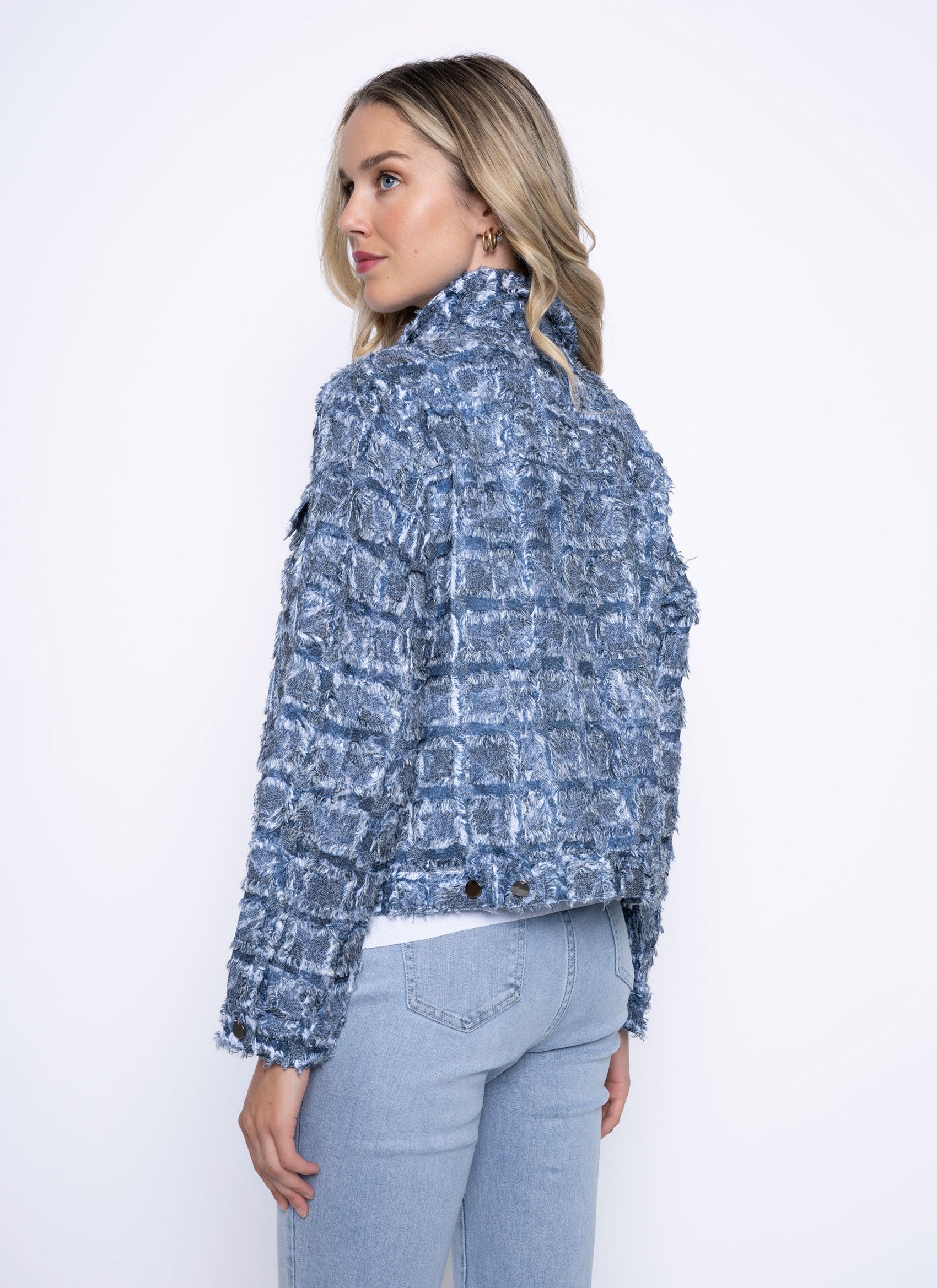 Picadilly Novelty Fringed Denim Jacket