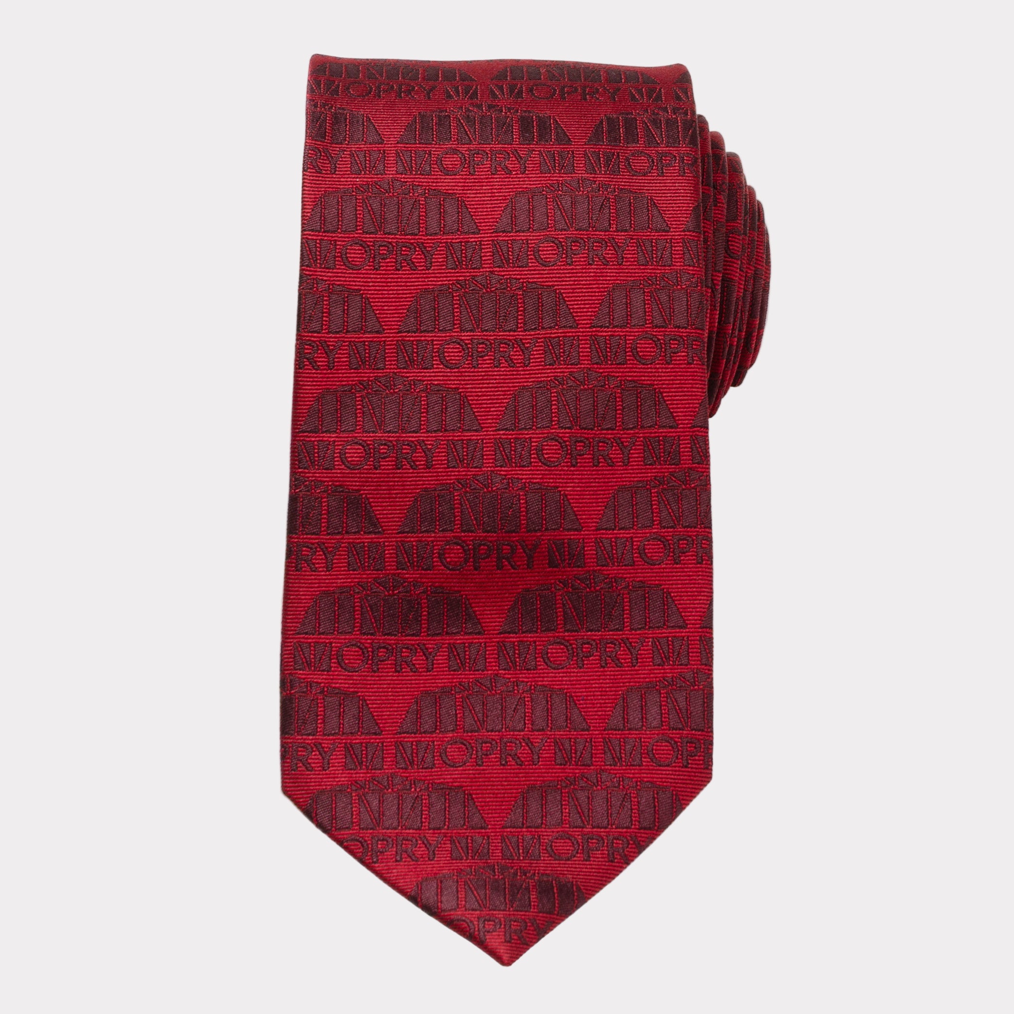 Grand Ole Opry Auditorium Red Men's Tie